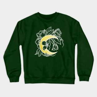 Flowers & Moon Crewneck Sweatshirt